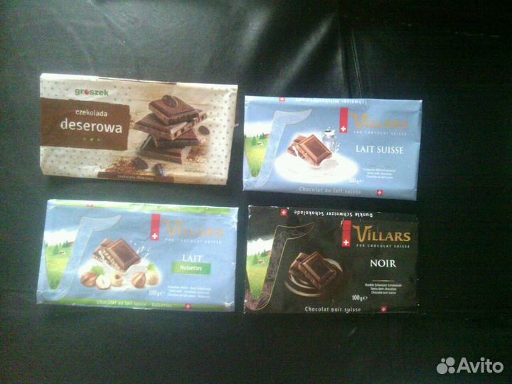 Этикетки от шоколада