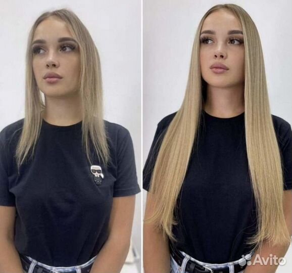 Наращивание волос Luxe /Окрашивание /Маникюр