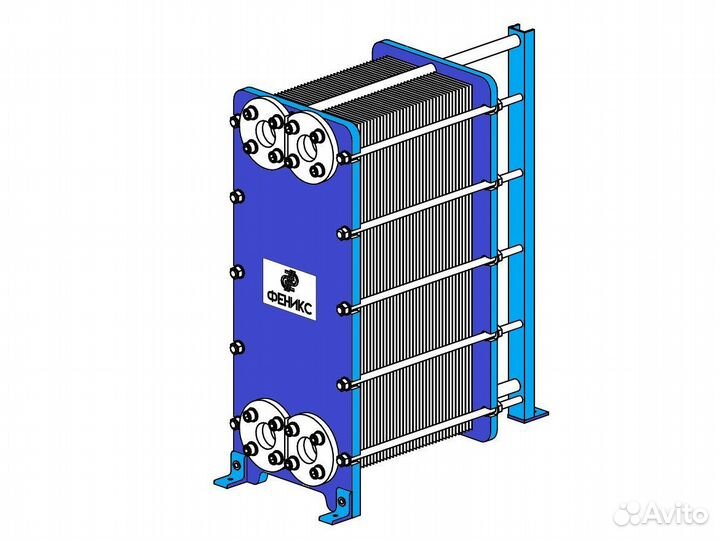 Пластинчатый разборный теплообменник Феникс APR-14