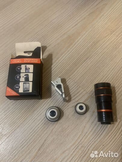 Линзы клипсы для съемки фото на телефон