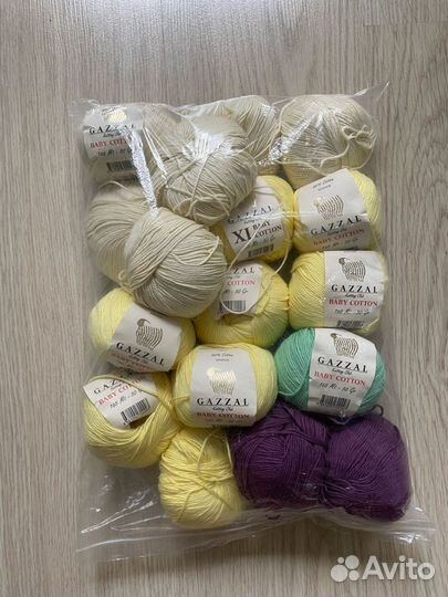 Пряжа gazzal baby cotton