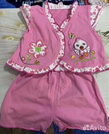 Вещи пакетом на девочку размер 86