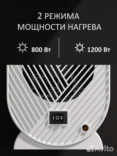 Обогреватель электрический новый тепловентилятор