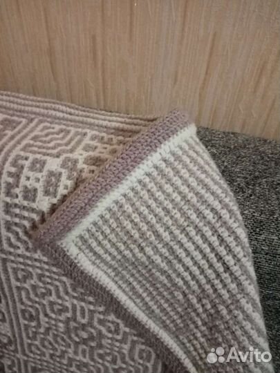 Плед детский вязаный ручная работа