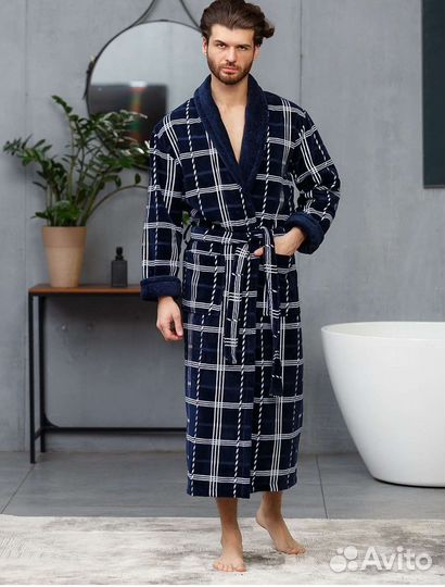 Мужской махровый халат