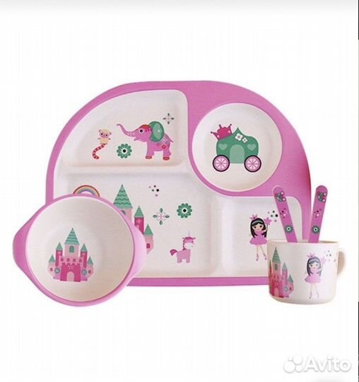 Набор детской посуды новый