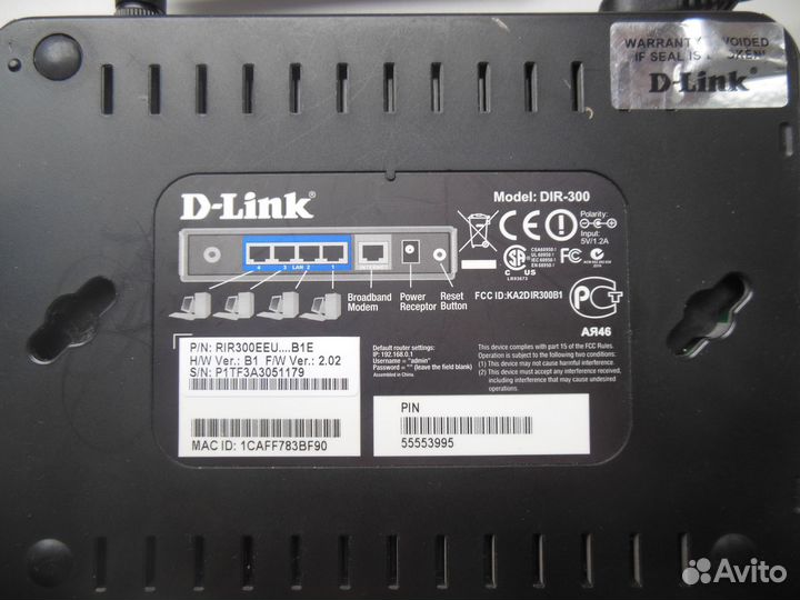 Wi fi роутер DIR-300