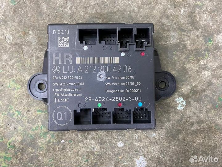 Блок управления двери Мерседес 204 207 212