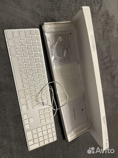 Клавиатура Apple keyboard проводная