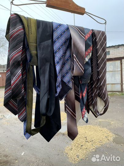 Винтажные мужские галстуки