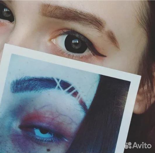 Цветные линзы / Crazy Черные 15 мм