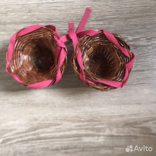 Плетеные корзинки декоративные