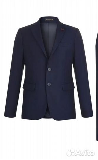 Пиджак костюм новый темно- синий 176 рост