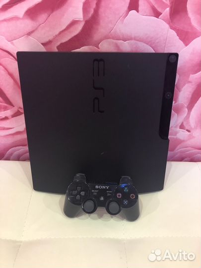 Sony Ps3 Slim 320gb HFW 4.89 + 54 игры