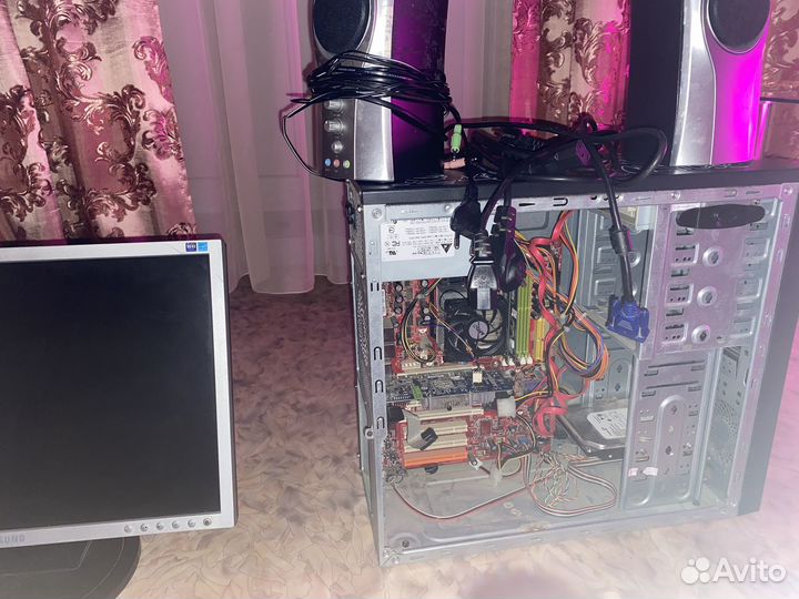 Продам компьютер по запчастям, монитор отдельно