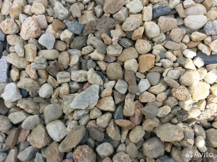 Щебень гравийный, фр. 5/20. 20/40. 40/70