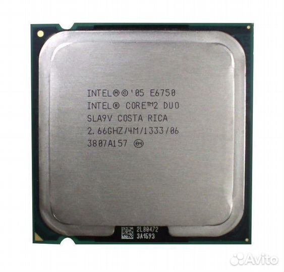 Процессор Intel Core 2 Duo E6750 SLA9V 2.66 GHz