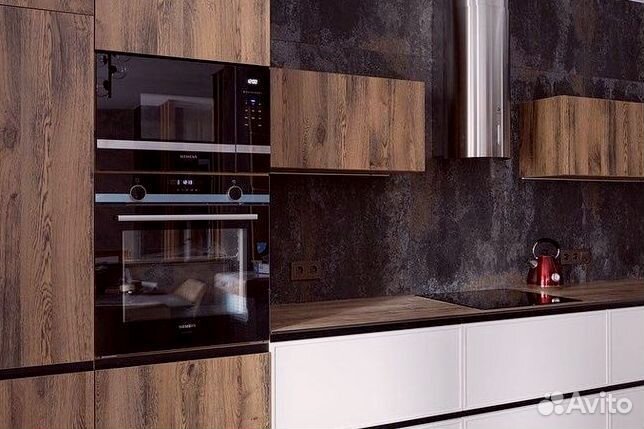 Угловой кухонный гарнитур современный