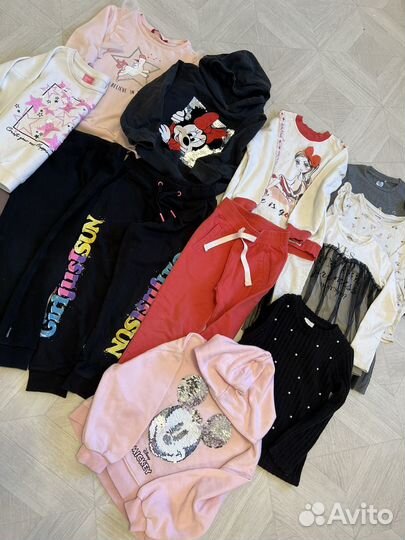 Вещи пакетом на девочку 110 116