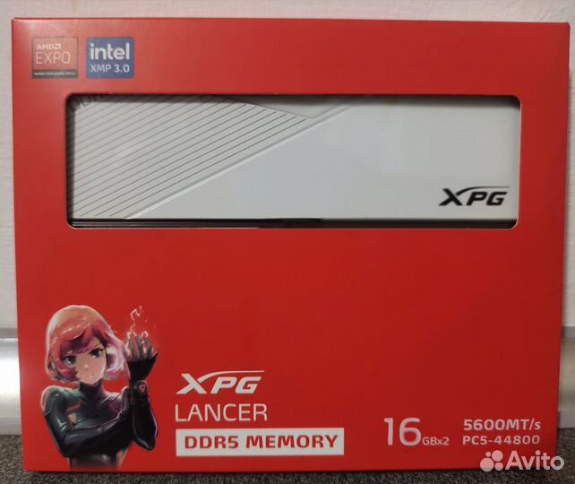 Оперативная память ddr5 adata XPG 32gb, Новая