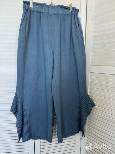 Брюки лен бохо Италия