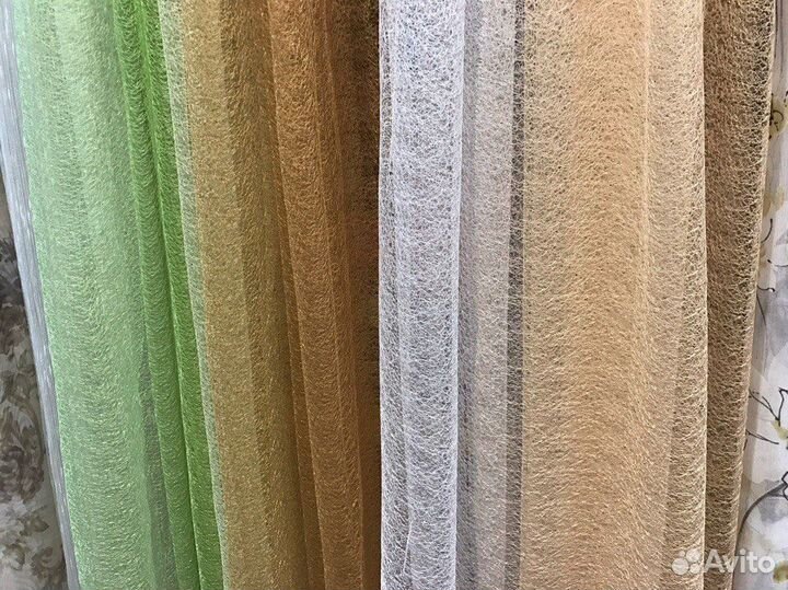 Тюль паутинка, готовые комплекты