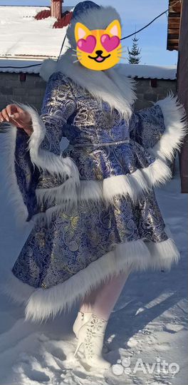 Костюм снегурочки 44-46