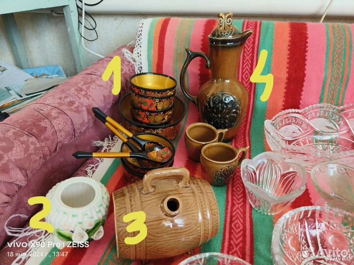 Столовая посуда (хрусталь, стекло, фарфор,керамика