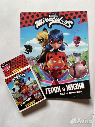 Наклейки panini леди баг «герои в жизни»