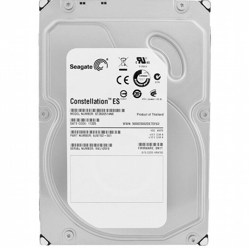 [ST3500514NS] Жесткий Диск Seagate 500gb Sata2 3.5" St3500514ns