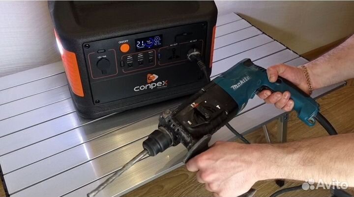 Портативная электростанция с розеткой на 220В