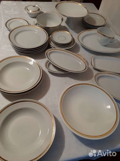 Столовый сервиз фарфор СССР