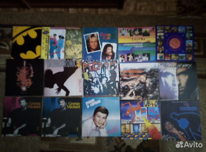 Винилы рок, поп