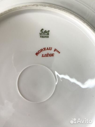 Антикварные тарелки Limoges начало 20 века