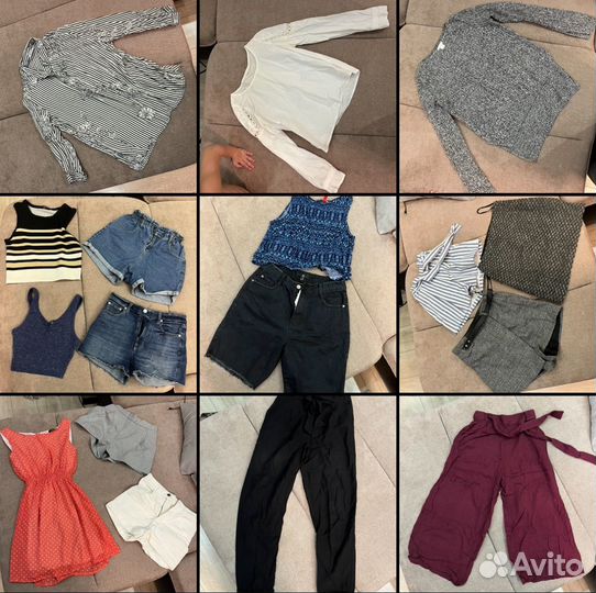 Шорты, блузки, кофты, купальники, платья