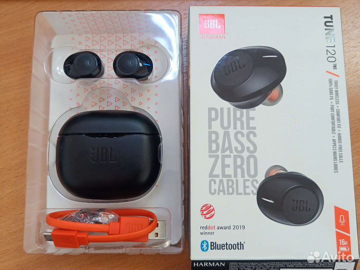 Беспроводные наушники JBL tune 120 TWS