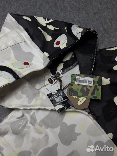 Full Zip-hoodie Bape Shark