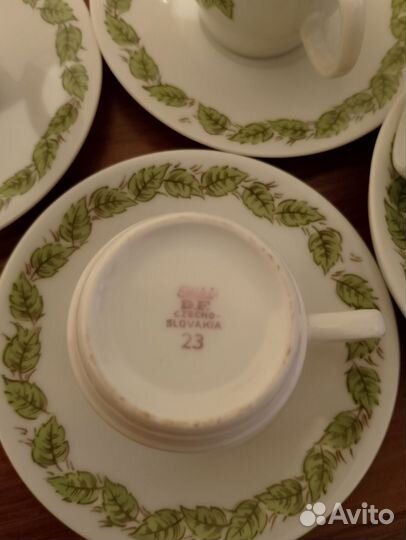 Кофейный сервиз чехословакия