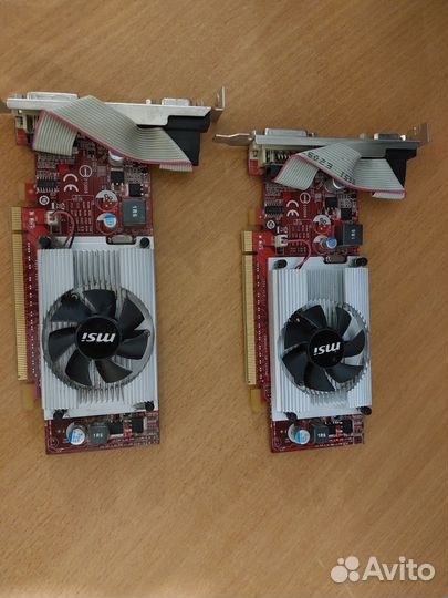 Видеокарты Geforce GT210 512MB 2шт