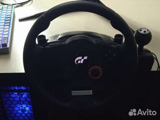 Игровой руль logitech driving force gt