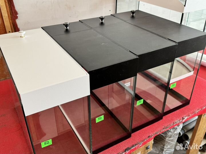 Аквариумы с отделкой