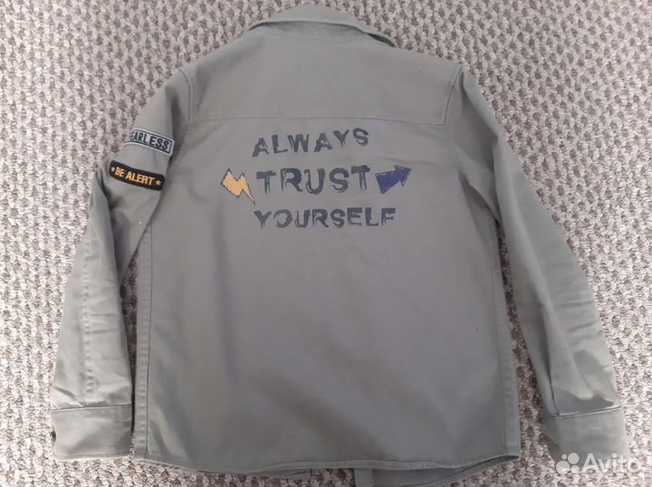 Джинсовая рубашка для мальчика