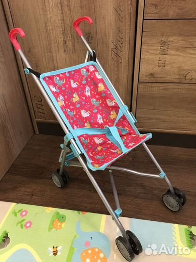 Коляска кукольная прогулочная