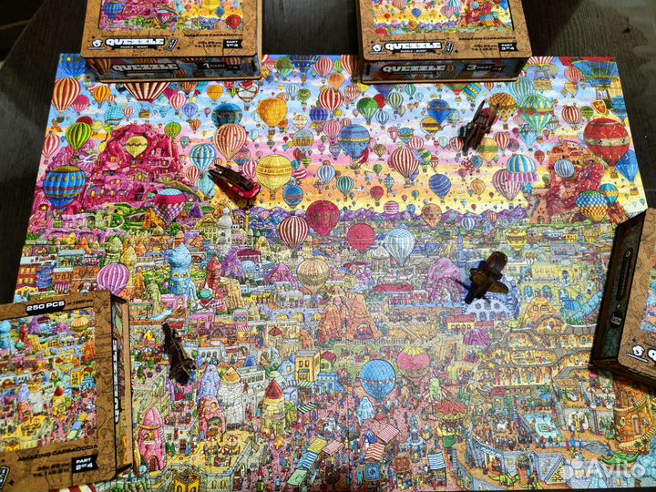 Деревянный пазл Каппадокия unidragon