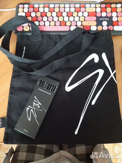 Сумка шоппер и набор карандашей Stray Kids