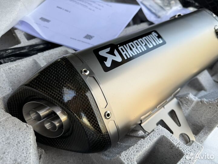 Глушитель Akrapovic, выхлоп акрапович