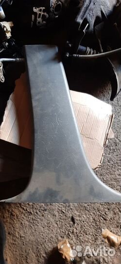 Накладка стойки порога пластик киа спектра