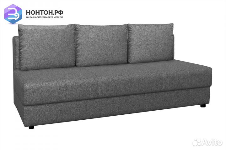 Диван еврокнижка Лира темно-серый