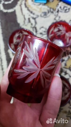 Стопки Гусь-Хрустальный винтаж