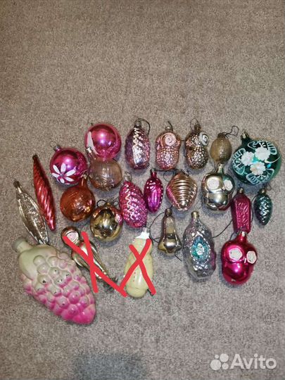 Елочные игрушки СССР